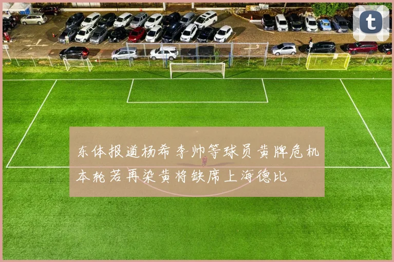 东体报道杨希李帅等球员黄牌危机本轮若再染黄将缺席上海德比